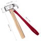 thumbnail image 2 of Martillo de acampada C6 - Cabeza de acero inoxidable y mango de madera, ideal para camping y senderismo, 2 of 6