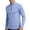 Blue, variant on ZCFZJW Quarter Zip Pullover Men Running Shirt Mock Neck Long Sleeve Moisture Wicking Quick Dry Athletic Workout Shirts with Zipper Pockets Gray S
