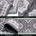 thumbnail image 4 of Juego de alfombras de cocina HEBE Boho de 3 piezas con alfombra antideslizante y lavable, 4 of 7