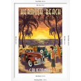 thumbnail image 5 of Art.com Hermosa Beach, California - Woodies and Sunset Art Print by Lantern Press, White Frame Wall Art, 32" x 44", 5 of 5