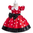 thumbnail image 2 of Girls Mini Mouse Princess Dress Polka Dot Costume Christmas Birthday Dress up, 18M-7Y, 2 of 8