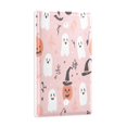 thumbnail image 2 of Yayeee Blank Wall Plate Cover 1-Gang 4.5"x2.7" Home Unused Decorative Outlet, Pink Halloween Ghosts, 2 of 7