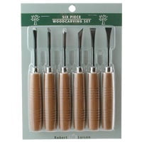 Robert Larson 765-5000 Wood Carving Set 6-Piece