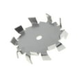 thumbnail image 1 of serony Lame de Machine de Dispersion de Disque de Dispersion en Acier Inoxydable 9cm, 1 of 8