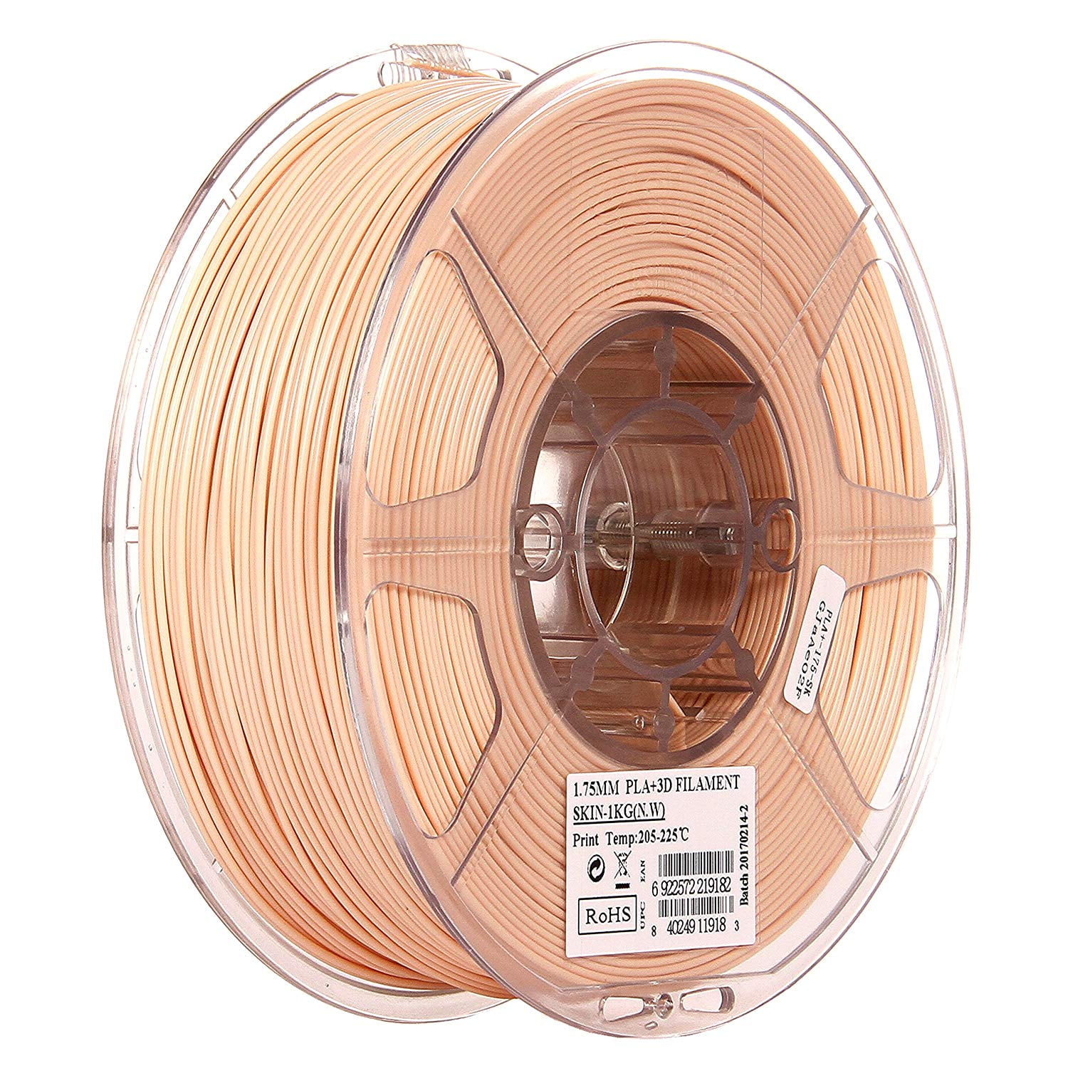 eSUN 1.75mm Skin Color PLA PRO (PLA ) 3D Printer Filament 1KG Spool (2 ...
