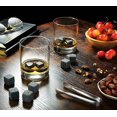 thumbnail image 3 of Piedras para whisky: enfrían su bebida sin diluirla - Piedras para enfriar de granito - Perfectas para bebedores de whisky - Juego de 9 Rocas, 3 of 4