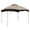 Beige, variant on Eurmax 10x12 Gazebo Replacement Canopy 2 Tier Replacement Canopy,Rust
