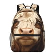 thumbnail image 1 of Fotbe Butterfly Cow Barrel Mochila Casual con Estampado para Escuela, Viajes y Actividades al Aire Libre - Duradera, Ligera y Cómoda, 1 of 5