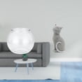 thumbnail image 2 of Estatua De Gato Transparente Para Pecera Pequeña, Figura Decorativa De Resina Coleccionable, Adorno De Escritorio Para Acuario, Pecera, Florero, Mesa Para Oficina, Entrada De Casa,, 2 of 8