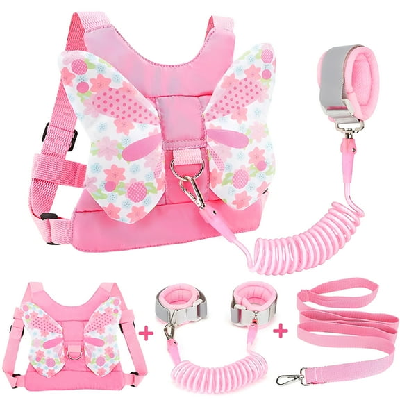 GASTROPOD Toddler Safety Harness with Leash, Butterfly Wings, 3 Piece