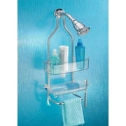 InterDesign iDesign Zia Clear Plastic/Stainless Steel Shower Caddy