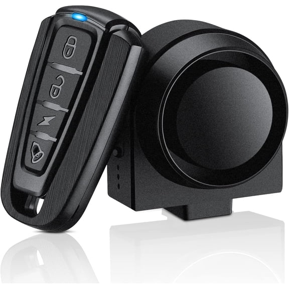 Vensio -Bicycle Alarm Lock with Wireless Remote Control 115dB, USB Rechargeable Anti-Theft Sensor for Electric Scooter Motorcycle, Waterproof Bike Security System