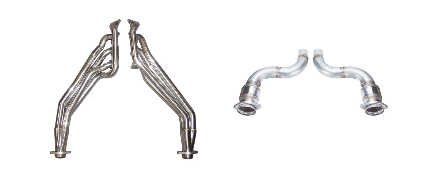 Pypes Performance Exhaust PYPHDR79SK-1 Header Kit with Cats for 2018 Mustang 5.0L