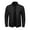 Black, variant on Mens Big And Tall Bomber Jacket Windproof Flight Long Sleeve Coat Full Zip Up Stand Collar Jackets Fall Winter Outdoor Outwear With Pocket Black,XXXXXXL