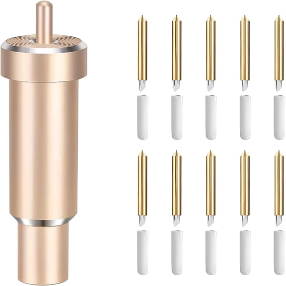 CCOCC Premium Fine Point Blade-Compatible with Cutting Machines,Fine Point Blade Housing for Slicing Cuts Glitter Vinyl,Cardstock,Faux,Adhesive Foil,Vellum,Cricut Knife Blade