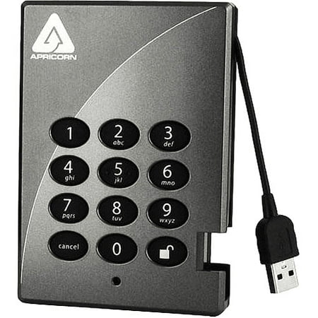 Apricorn Aegis Padlock External Hard Drive with 256-bit AES Encryption