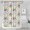 Pioneer Flower Floral-2, variant on Pioneer Flower Floral Print Pattern Shower Curtain 84"x72", Bathroom Decorative Shower Curtain Set with 12 Hooks, Waterproof Washable
