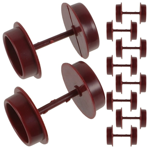 AURARMLET 10Pcs Train Model Wheels for Educational Tool Toy Train Activities Parents
