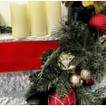 thumbnail image 3 of Gold Edge Red Velvet Ribbon - 4" x 10 Yards, Wired Edges, Christmas, Holiday Decor, Garland, Gifts, Wreath, Gift Bow, 3 of 5