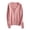 Pink, variant on Women's Long Sleeve Button Down V Neck Classic Sweater Knit Cardigan