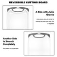 thumbnail image 5 of GPED 3-Piece Plastic Cutting Board Set, Durable Cutting Boards for Kitchen with Non Slip Handles and Juice Groove, Ideal Chopping for Meat, Vegetables and Fruits, Ideal Kitchen Gifts, Gray, 5 of 7