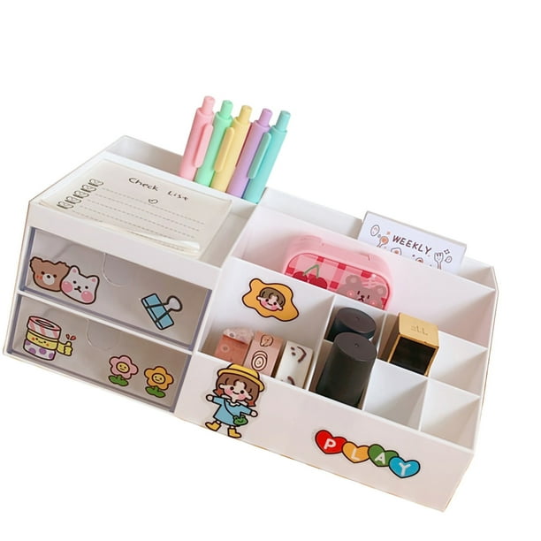 Office Supplies,Desktop Storage Box Multi Storage Case Desktop Storage