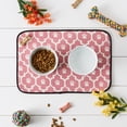 thumbnail image 5 of Rose and Off White Lattice Paw Pet Mat, 5 of 5