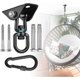 thumbnail image 1 of 2025 Hammock Hanging Kit, Heavy Duty Swing Hangers, 1200 lb Stainless Steel 360 Rotate Hammock Chair Hanging Kit Suspension Hooks with Bolt, 1 of 3