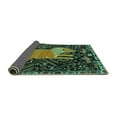 thumbnail image 2 of Ahgly Company Indoor Rectangle Animal Turquoise Blue Traditional Area Rugs, 5' x 8', 2 of 4