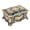 Gold Blue, variant on Vintage Jewelry Box Antique Rectangular Metal Blue Enamel Trinket Organizer Velvet Lining Gift Box, 2.6 x 3.7 x 1.8 in / 6.7 x 9.5 x 4.5 cm