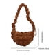 thumbnail image 5 of Bolso Bandolera Casual Terciopelo para Mujer 8640 Marrón, 5 of 9