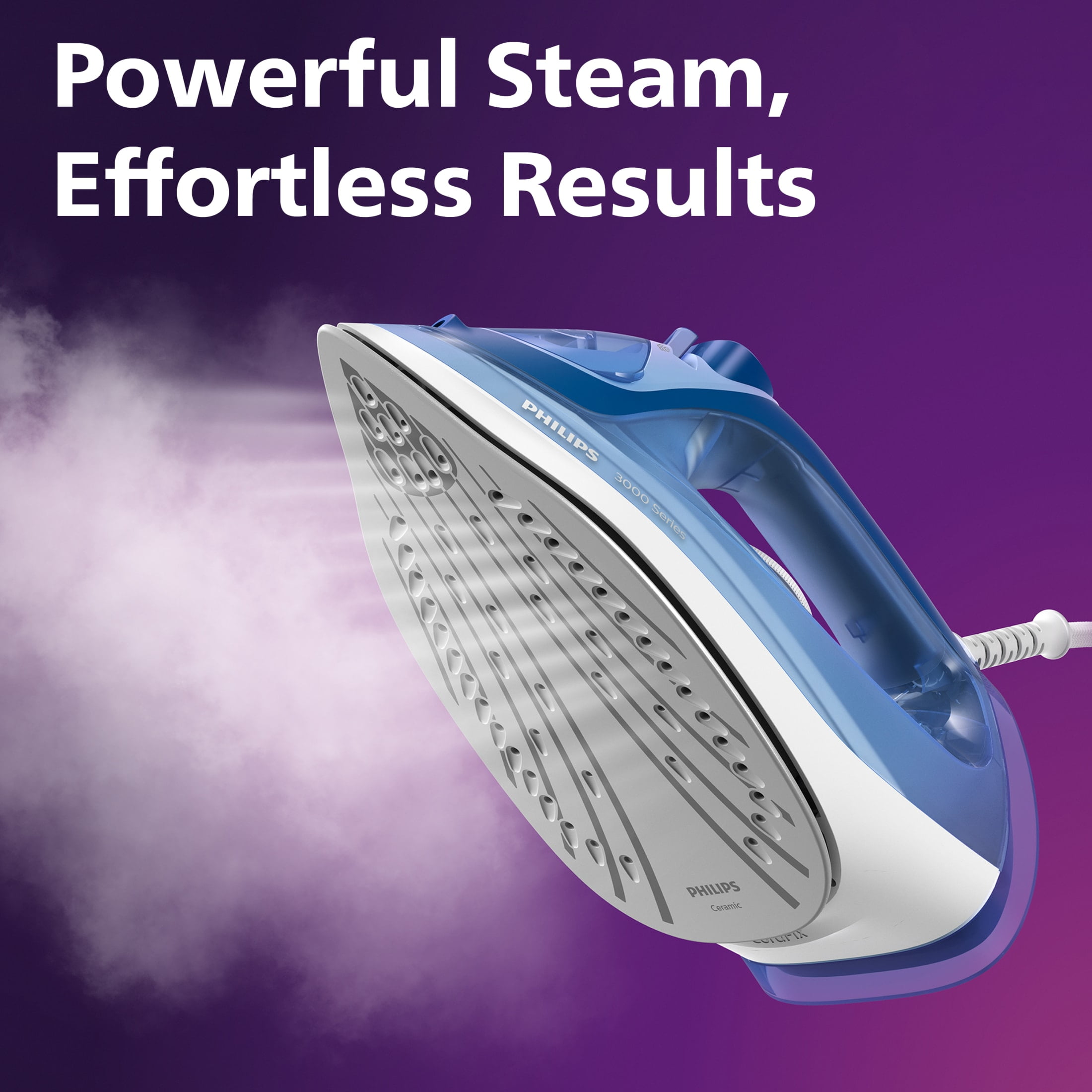 Philips 3000 Series Steam Iron, Blue