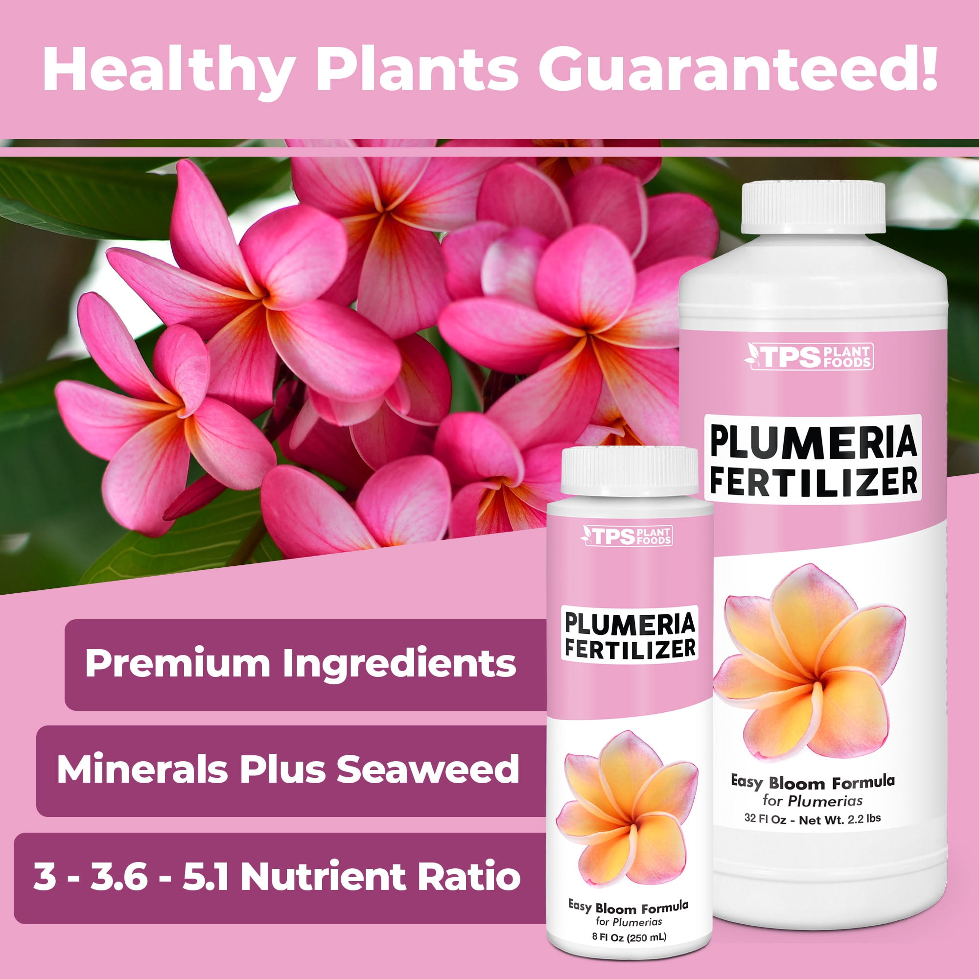 Plumeria Fertilizer for All Frangipani and Tropical Plants, Liquid Plant  Food 8 oz (250mL) - Walmart.com