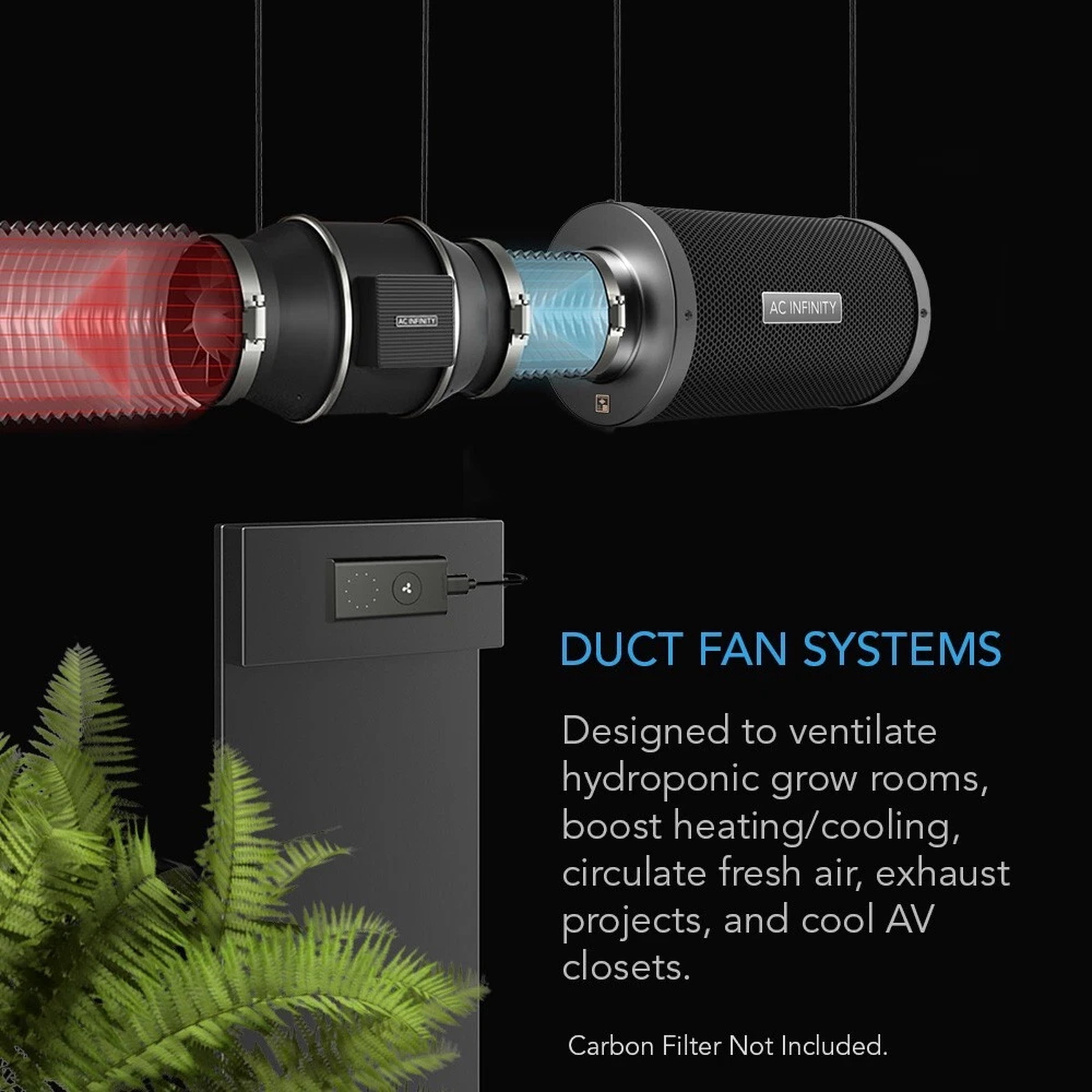 CLOUDLINE PRO S6, Inline Duct Fan 6” Cooling Ventilation Exhaust Grow Tents