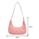 thumbnail image 3 of Bolsa De Hombro Bolso simple de la axila del embrague femenino de la moda de las mujeres para el regalo de cumpleaños (rosa), 3 of 8
