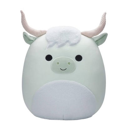 Squishmallows Iver 16  Mint Highland Cow Plush Toy