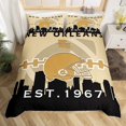 thumbnail image 1 of Duvet Cover King for Boys,American Football Bedding Set,Retro Rugby Comforter, 1 of 7