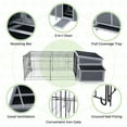 thumbnail image 3 of Coziwow Wooden Chicken Coop, Chicken Hutch with Run Cage, Poultry Cage Hen House with Nesting Boxes, Gray and Black, 3 of 10