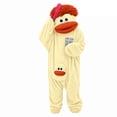 thumbnail image 2 of Fleece Onesie for Adults, Silly Big Mouth Monster Plush Pajamas with Comb, Soft Hooded One Piece Loungewear for Halloween Parties, Movie Nights, Cosplay and Home, 2 of 6
