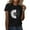 Black, variant on outfmvch t shirts for women summer t shirt plus size loose girl short sleeve graphic casual tees womens tops army green