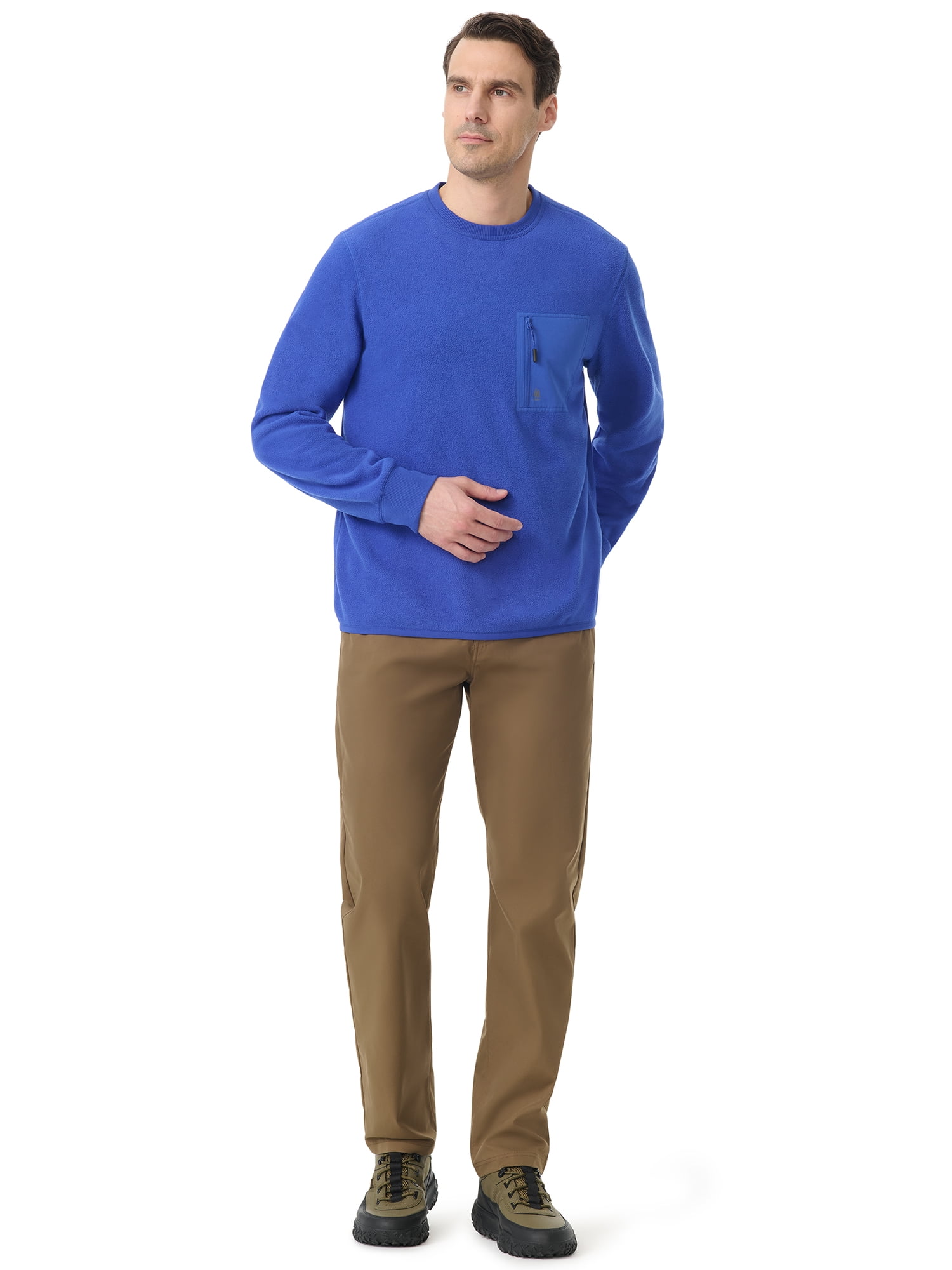 Bass & Co Men's Polar Utility Crew Fleece, Sizes S-3XL