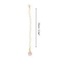 thumbnail image 2 of Encanto de Cadena de Taza de Huellas de Animal 1 Pc Rosa Aleación, 2 of 5