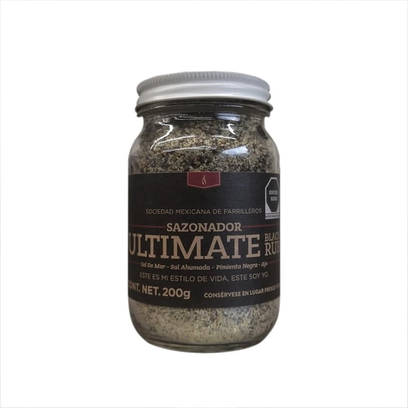 Sazonador Sociedad Mexicana de Parrilleros Ultimate Black Rub 200 g