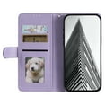 thumbnail image 2 of Compatible with iPhone 15 Wallet Case with Card Holder [RFID Blocking] for iPhone 15 Case Wallet Wrist Strap Durable PU Leather Magnetic Flip Folio Cover for Women and Men,Purple, 2 of 9