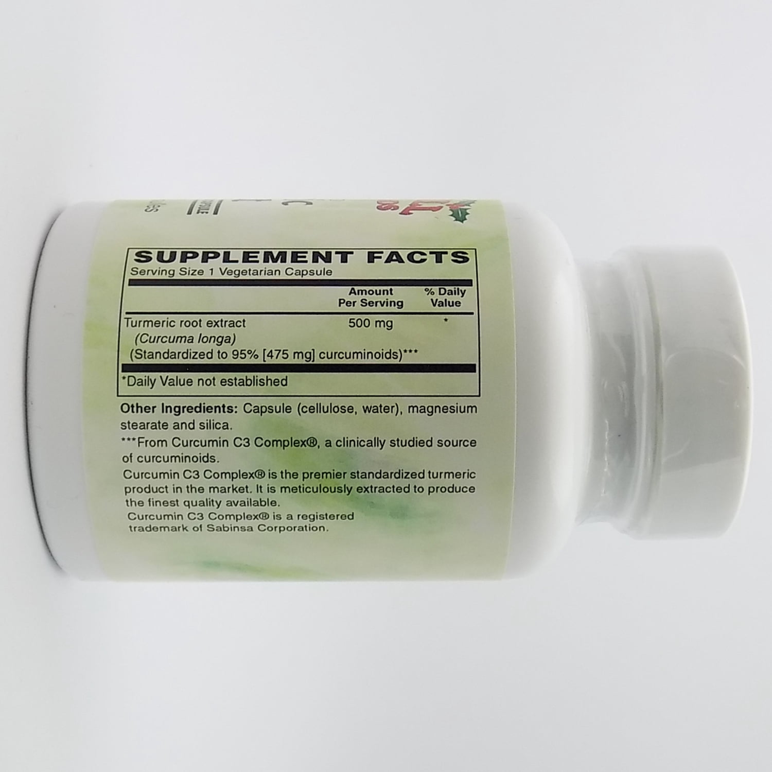 Holly Hill Health Foods, Standardized Turmeric Extract, 500 mg, 60 Vegetarian Capsules