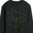 thumbnail image 3 of Pokémon - Gengar Big Face - Men's Long Sleeve T-Shirt, 3 of 5