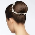 thumbnail image 7 of Guichangkai Wedding Rhinestone Fashion Headbands, Bridal Silver Crystal Flower Hair Accessories, 7 of 7