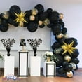 thumbnail image 3 of PMU 3 Pack Bursting Star Centerpiece- Black Balloon Weights, table Centerpiece for Graduation, Birthdays, Halloween, Veterans, Party & Independence Day Celebration-15in / 7.34cm, 3 of 6
