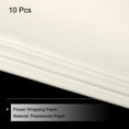 thumbnail image 3 of Pearlescent Film Flower Wrapping Paper 22.8x22.8 Inch Waterproof Light Beige Pack of 10, 3 of 7