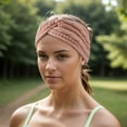 thumbnail image 2 of Unique Bargains 1 Pce Bandeau Confortable Bandeau Croisé Rose, 2 of 6